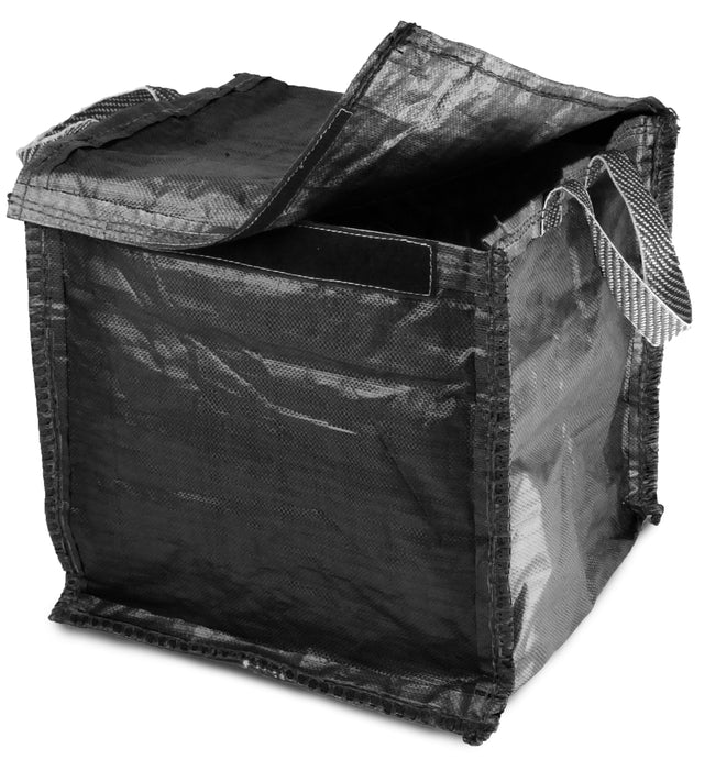 Black Recycling Bag - 90 Litre with Lid & Weighted Base - Kerbside