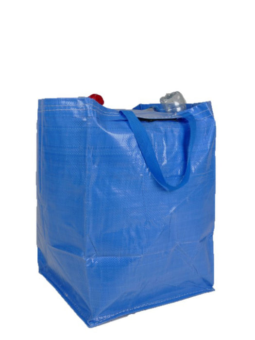 Blue Recycling Bag - 47 Litre with Flap - Bag for Flats