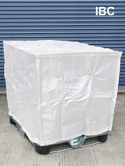 IBC Cover - White- 106x126x105cm