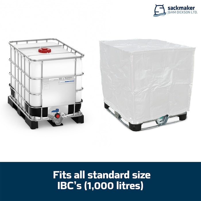 IBC Cover - White- 106x126x105cm