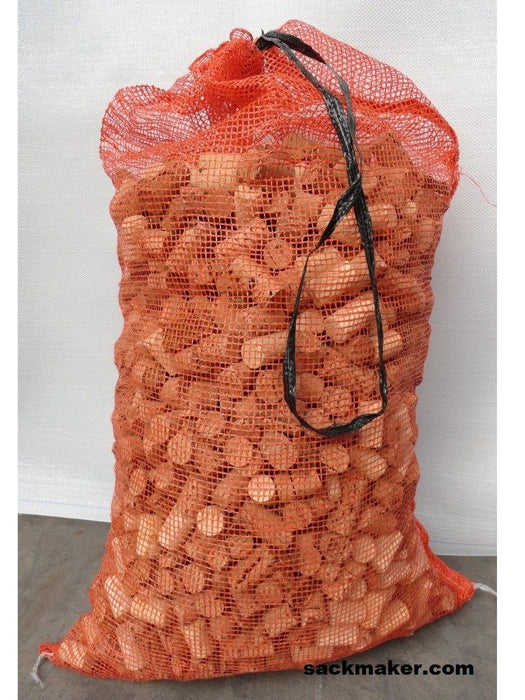 52x85cm Net Bag - Orange - Heavy Duty (100 per pack)