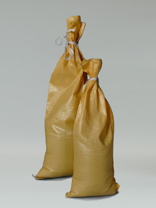 Mini Pre Filled Heavy Duty Woven Polypropylene Sandbags (Yellow)