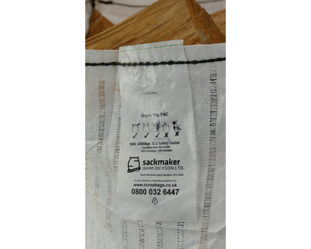 87x100x110cm Vented FIBC Bulk Bag - Mesh Sides