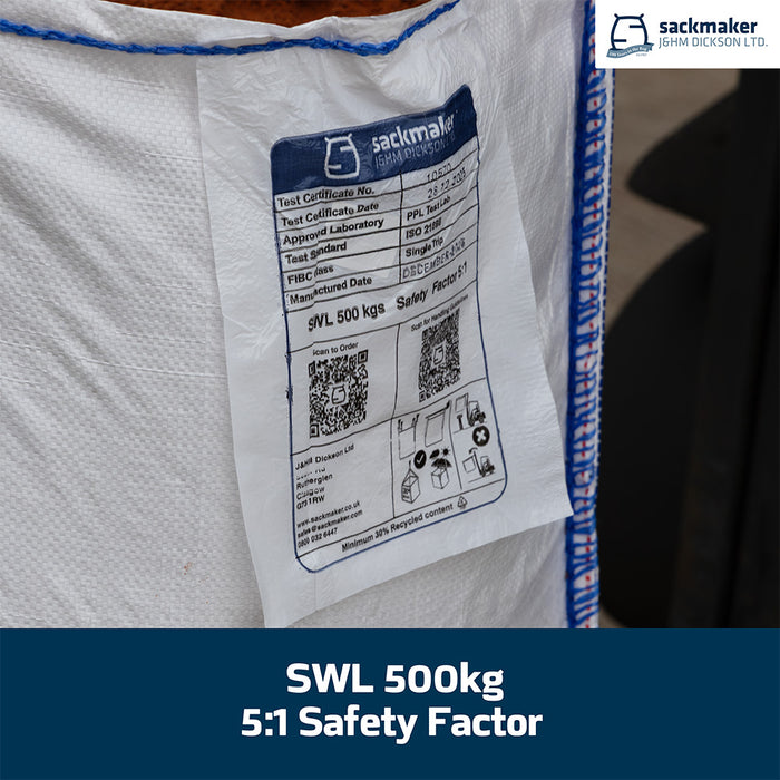 50x50x50cm FIBC Bulk Bag - Half Tonne
