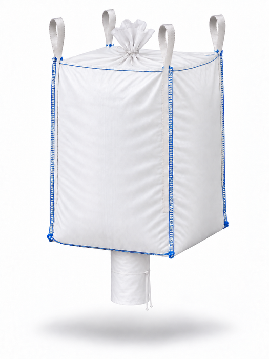 95x95x140cm FIBC Bulk Bag - Top Skirt & Discharge Spout