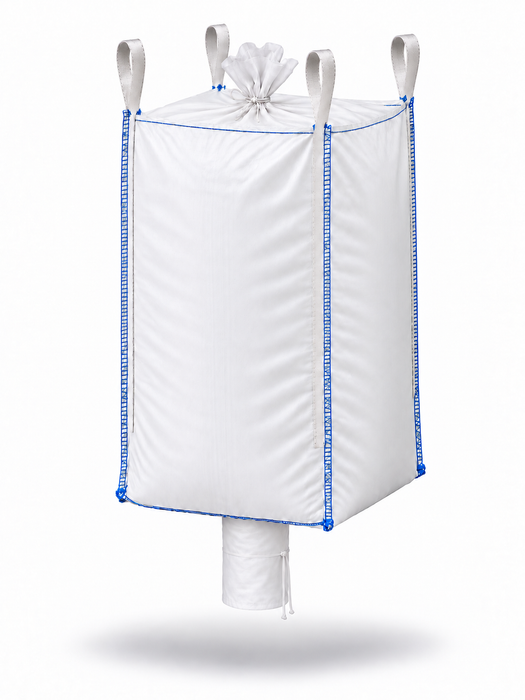 95x95x180cm FIBC Bulk Bag - Top Skirt & Discharge Spout