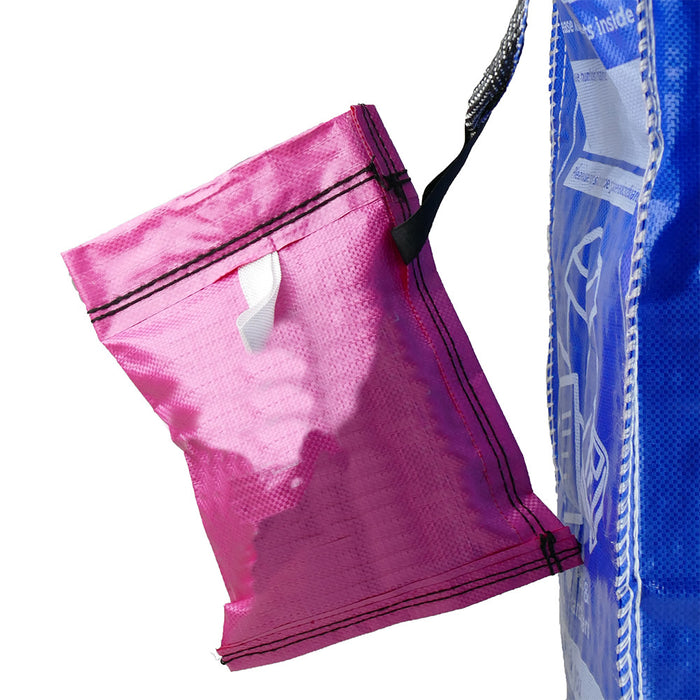 Battery Recycling Bag - 2 Litre with Pull Tabs & Attachment Velcro