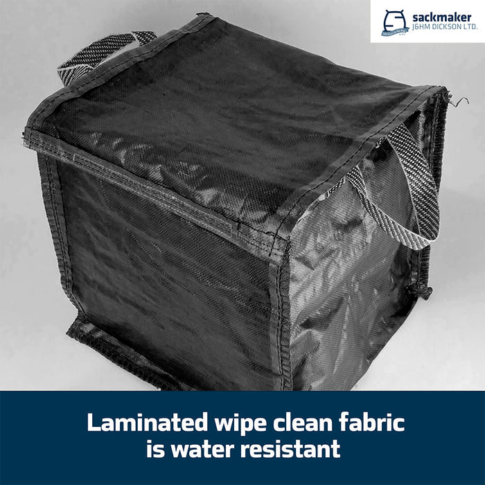 Black Recycling Bag - 90 Litre with Lid & Weighted Base - Kerbside
