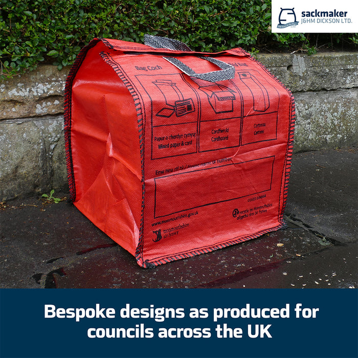 Bespoke Recycling Bag - Produced to Order - Council / Local Authority