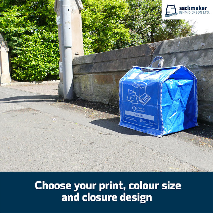 Bespoke Recycling Bag - Produced to Order - Council / Local Authority