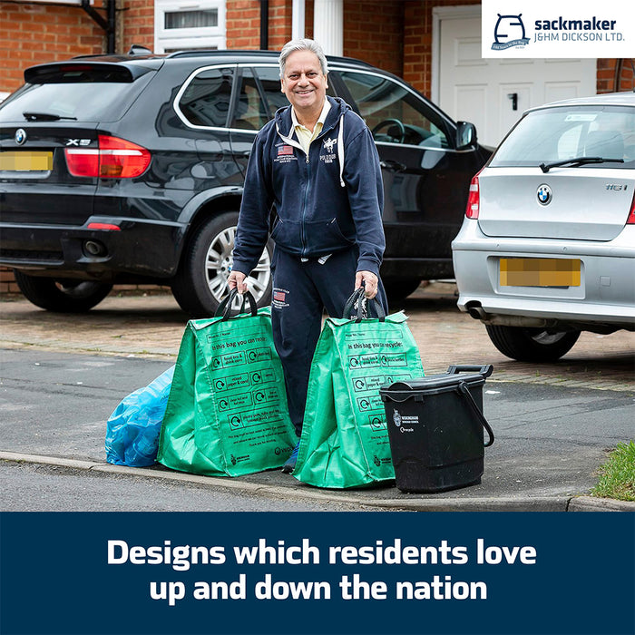 Bespoke Recycling Bag - Produced to Order - Council / Local Authority