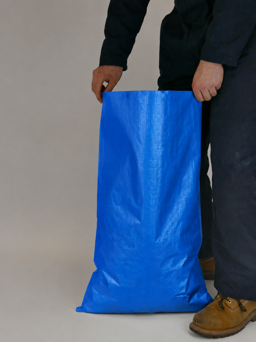 50x80cm LAMINATED Blue Woven PP Sacks