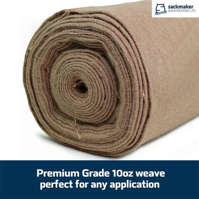 Hessian Fabric - 220cm x 10 Meter Roll