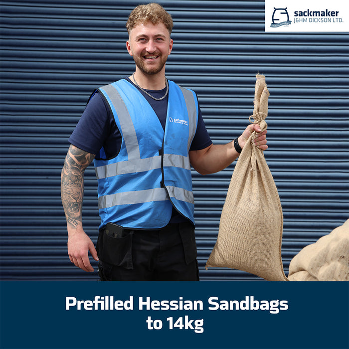 Hessian Sandbags Pre Filled