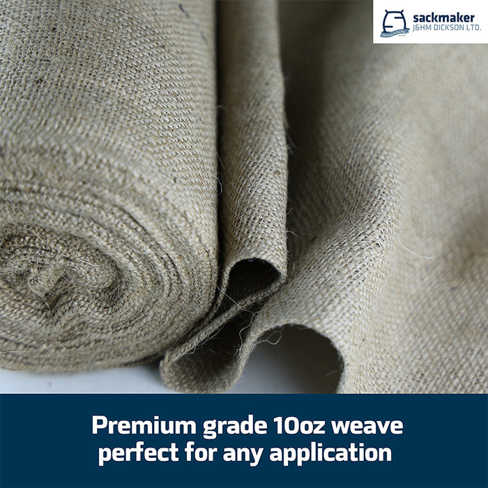 Hessian Fabric - 120cm x 10 Meter Roll