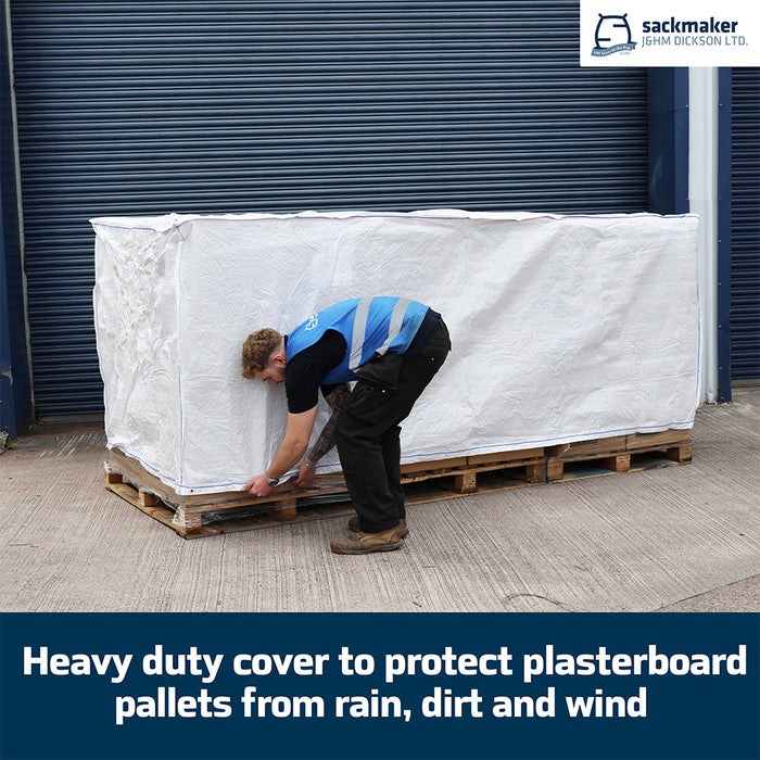 Plasterboard Pallet Cover - 130x315x120cm