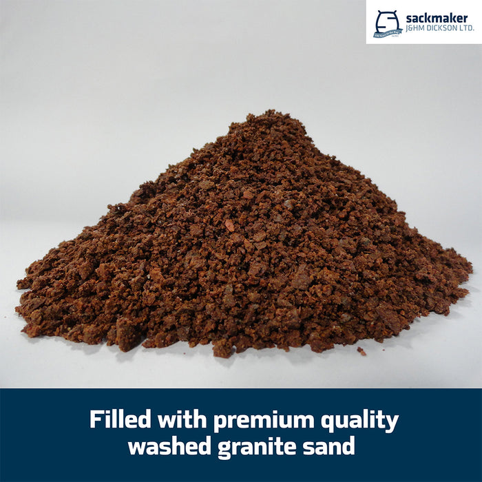 Pre Filled Red Heavy Duty Woven Polypropylene Sandbags