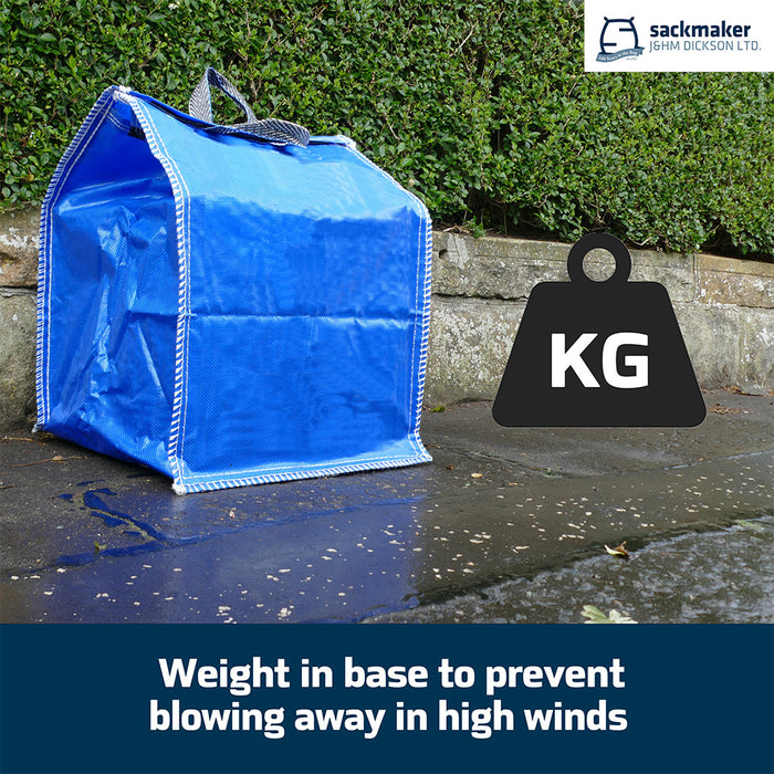 Red Securesack© Recycling Bag - 90 Litre with Weighted Base