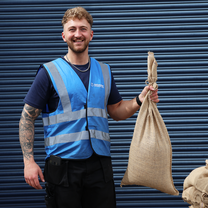 Hessian Sandbags Pre Filled  (35 per pack)