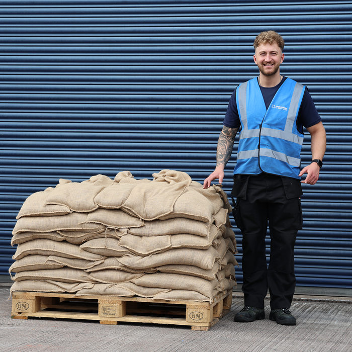 Hessian Sandbags Pre Filled  (35 per pack)