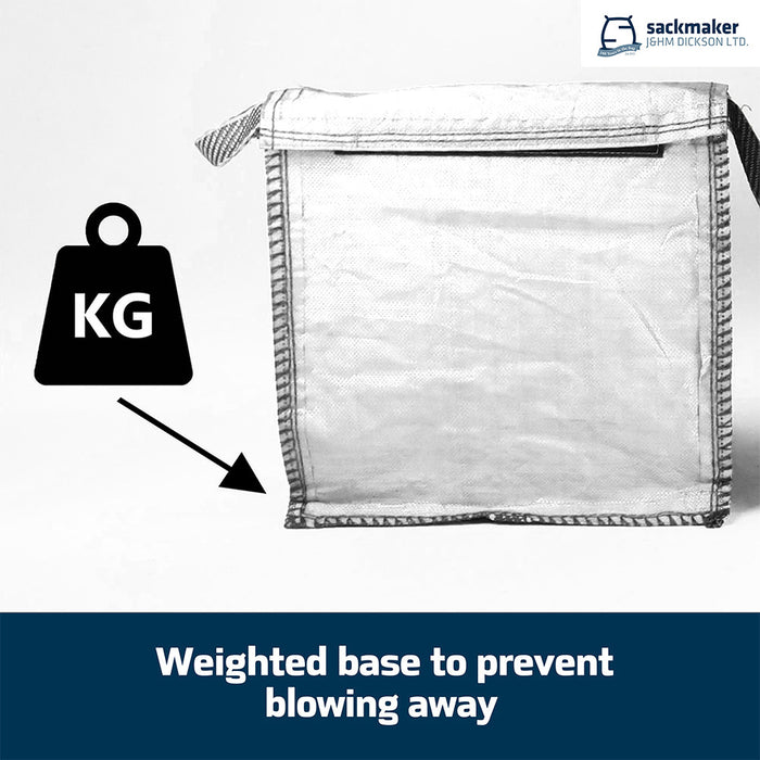 Green Recycling Bag - 60 Litre with Lid & Weighted Base - Kerbside