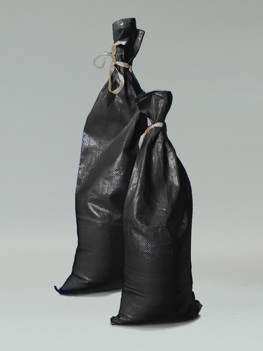 Mini Pre Filled Heavy Duty Woven Polypropylene Sandbags (Black)