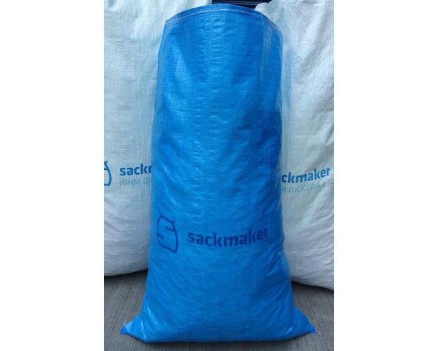 Sackmaker 62x100cm Blue Woven Polypropylene Sacks — Sackmaker