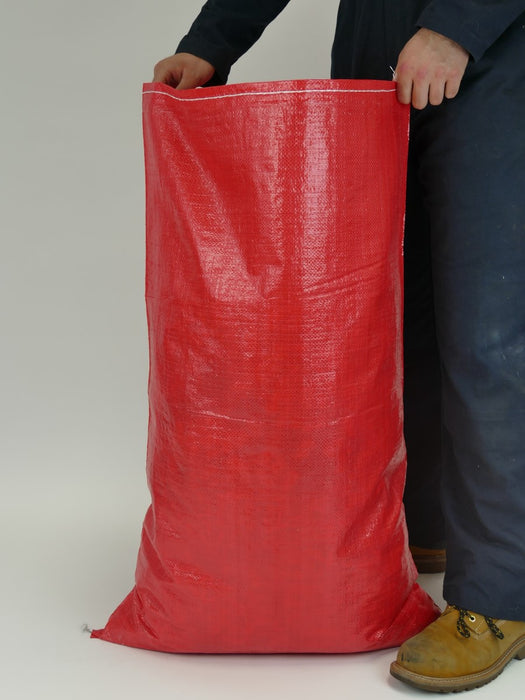 62x100cm RED Woven Polypropylene Sacks